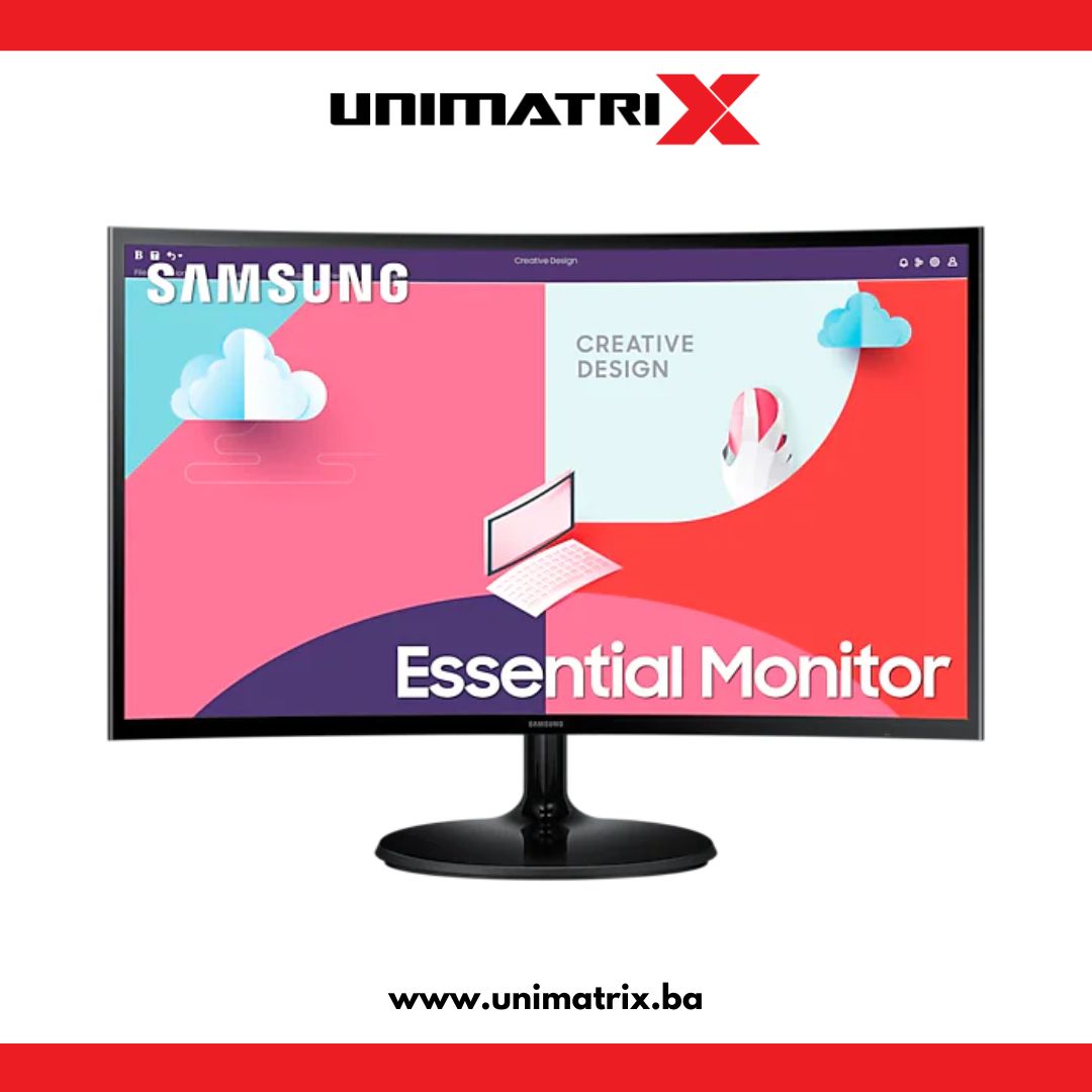 MONITOR 27" SAMSUNG LC27C360EAUXE CURVED